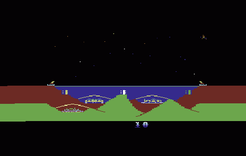 Atlantis title screen for Vic-20